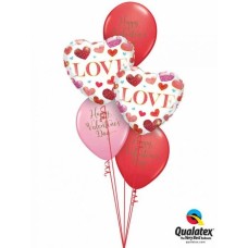 Bukiet 863 For the One I Love Qualatex #97185-2 48203-3